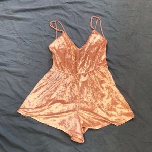 Velvet romper